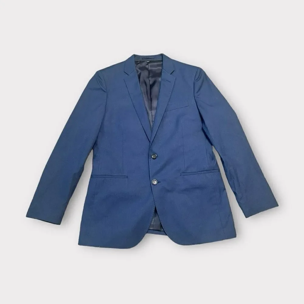 J. Crew Ludlow Suit Blazer Men’s Size 40 Italian Carpini Cotton Formal Jacket